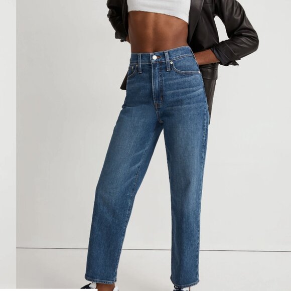NWT Madewell The Perfect Vintage Straight Jean in Mayfield Wash Size 26 - Picture 3 of 4